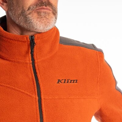 KLIM Teton Crest Fleece Jacket Picante - Asphalt