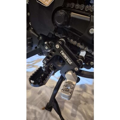TwinPegs Himalayan RE450 - Black anodizing
