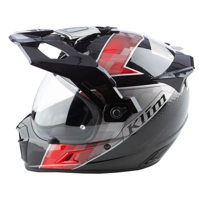 KLIM Krios Pro Helmet ECE/DOT Spectrum Black - Fiery Red