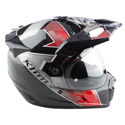 KLIM Krios Pro Helmet ECE/DOT Spectrum Black - Fiery Red