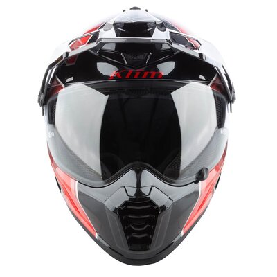 KLIM Krios Pro Helmet ECE/DOT Spectrum Black - Fiery Red