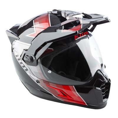 KLIM Krios Pro Helmet ECE/DOT Spectrum Black - Fiery Red