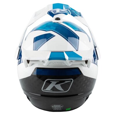 KLIM Krios Pro Helmet ECE/DOT Spectrum White - Blue