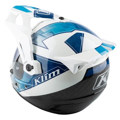 KLIM Krios Pro Helmet ECE/DOT Spectrum White - Blue