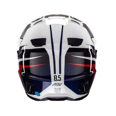 LEATT Leatt Helmet Kit ADV 8.5 Royal Blue/Red