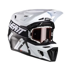 LEATT Leatt Helmet Kit Moto 9.5 Carbon/White V26