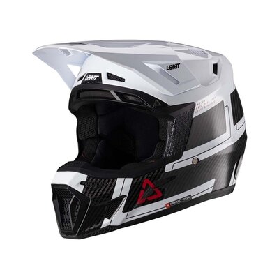 LEATT Leatt Helmet Kit Moto 9.5 Carbon/White V26