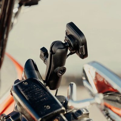 Peak Design Mobile Motorcycle Mount 1" Ball Adapter Locking & Charging