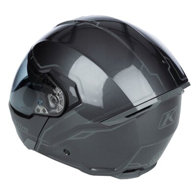 KLIM GT1 Expedition Helmet CCC/DOT Gloss Metallic Asphalt