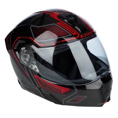 KLIM GT1 Expedition Helmet CCC/DOT Encrypted Gloss Black - Redrock