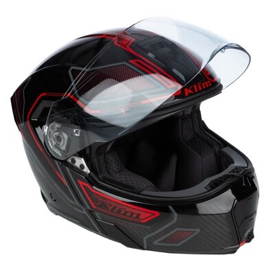 KLIM GT1 Expedition Helmet CCC/DOT Encrypted Gloss Black - Redrock