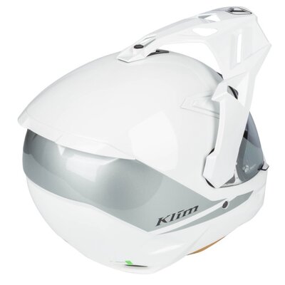 KLIM X1 Alpha Helmet ECE/DOT Gloss White - High-rise