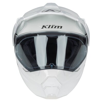 KLIM X1 Alpha Helmet ECE/DOT Gloss White - High-rise
