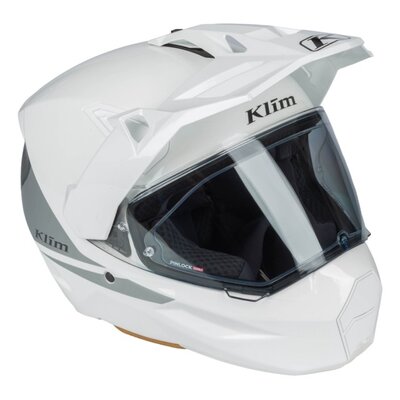 KLIM X1 Alpha Helmet ECE/DOT Gloss White - High-rise