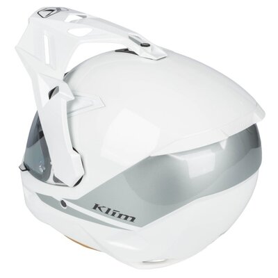 KLIM X1 Alpha Helmet ECE/DOT Gloss White - High-rise