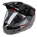 KLIM X1 Alpha Helmet ECE/DOT Quanta Gloss Black - Fiery Red