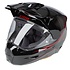 KLIM X1 Alpha Helmet ECE/DOT Quanta Gloss Black - Fiery Red