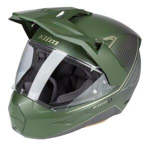 KLIM X1 Alpha Helmet ECE/DOT Quanta Matte Rifle Green - Oil Green