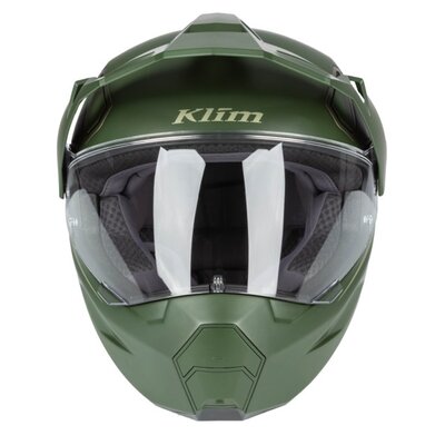 KLIM X1 Alpha Helmet ECE/DOT Quanta Matte Rifle Green - Oil Green