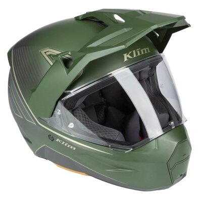 KLIM X1 Alpha Helmet ECE/DOT Quanta Matte Rifle Green - Oil Green