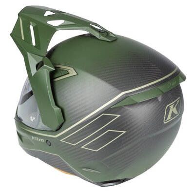 KLIM X1 Alpha Helmet ECE/DOT Quanta Matte Rifle Green - Oil Green