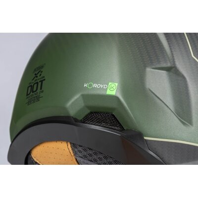 KLIM X1 Alpha Helmet ECE/DOT Quanta Matte Rifle Green - Oil Green