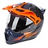 KLIM Krios Pro Helmet ECE/DOT Echo Gloss Black - Striking Orange - Petrol