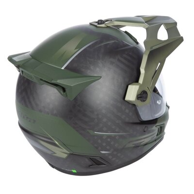 KLIM Krios Pro Helmet ECE/DOT Echo Matte Black - Rifle Green - Oil Green