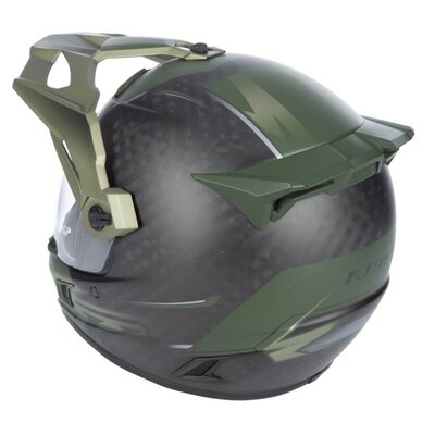 KLIM Krios Pro Helmet ECE/DOT Echo Matte Black - Rifle Green - Oil Green