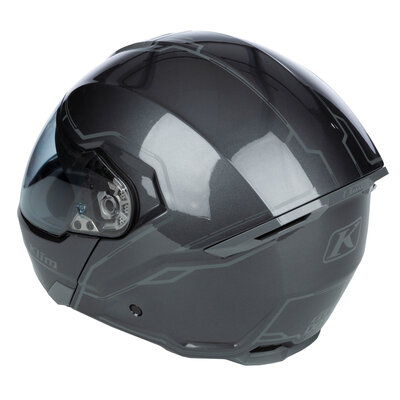 KLIM GT1 Expedition Helmet ECE/DOT Gloss Metallic Asphalt