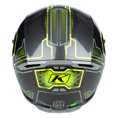 KLIM GT1 Expedition Helmet ECE/DOT Encrypted Gloss Asphalt – Hi-Vis