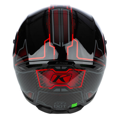 KLIM GT1 Expedition Helmet ECE/DOT Encrypted Gloss Black – Redrock