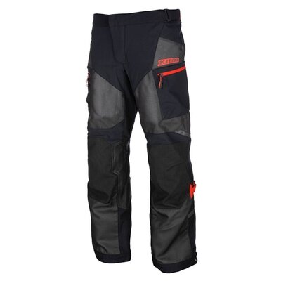 KLIM Baja Pant Black - Fiery Red
