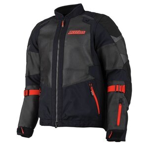 KLIM Baja Jacket Black - Fiery Red