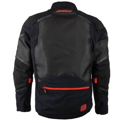 KLIM Baja Jacket Black - Fiery Red