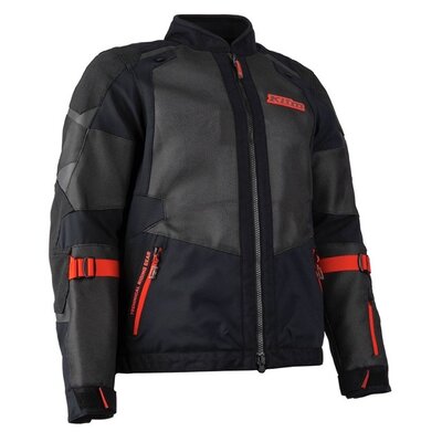 KLIM Baja Jacket Black - Fiery Red