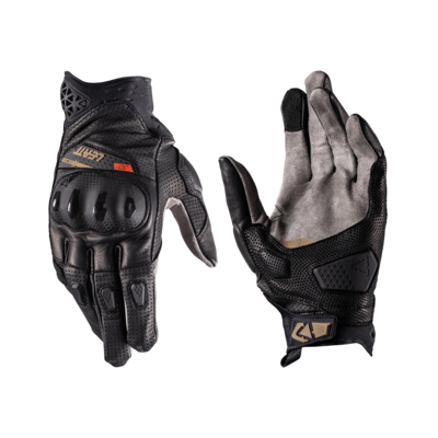 LEATT ADV X-Flow 8.5 Short Glove Stealth Black/Grey