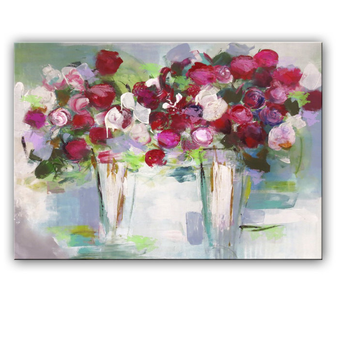 Fleurige bloemen | Origineel schilderij