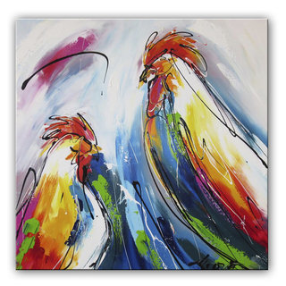 Schilderij | Twee slaapkoppen