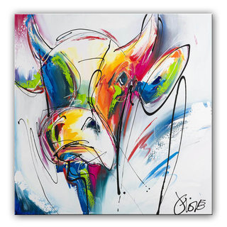 Schilderij | Stoere koe