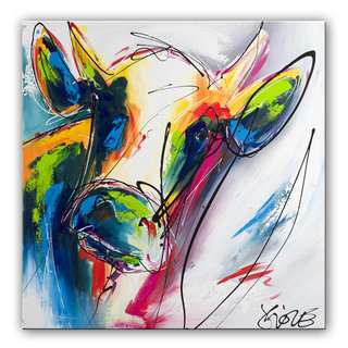 Schilderij | Vrolijke koe
