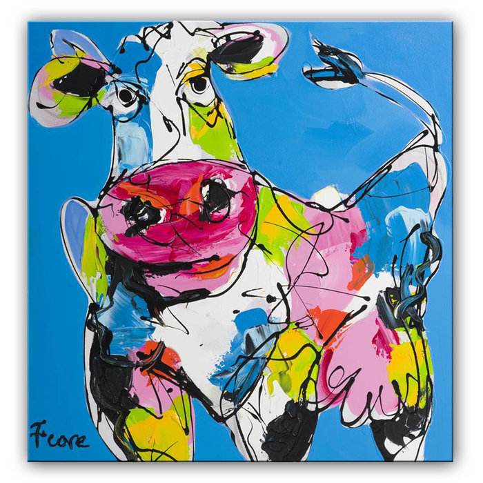 Trotse Koe | Origineel schilderij