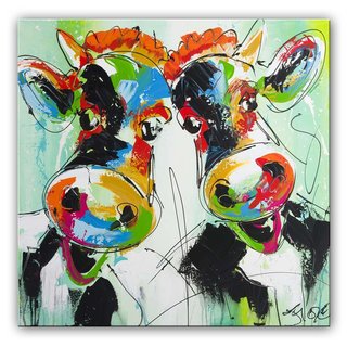 Schilderij | Zingende koeien