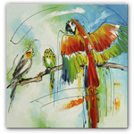 Papegaai | Origineel schilderij