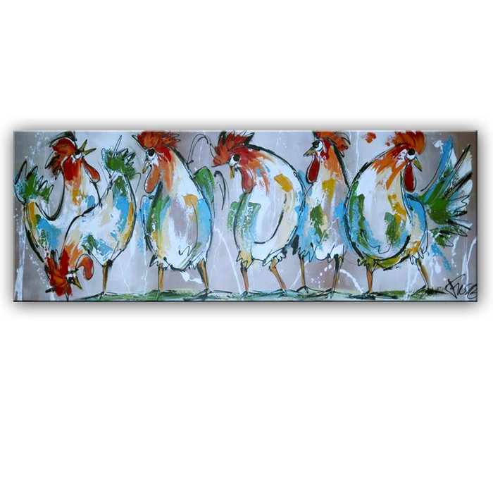 Tok Tok | Origineel schilderij