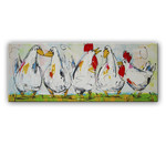 Het vergaderen anno nu | Origineel schilderij