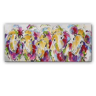 Schilderij | Vrolijke schapen