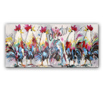 Bonte kippen | Origineel schilderij