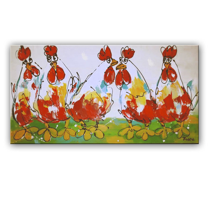 Kleurige kippen | Origineel childerij