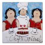 Dikke dames | Origineel schilderij